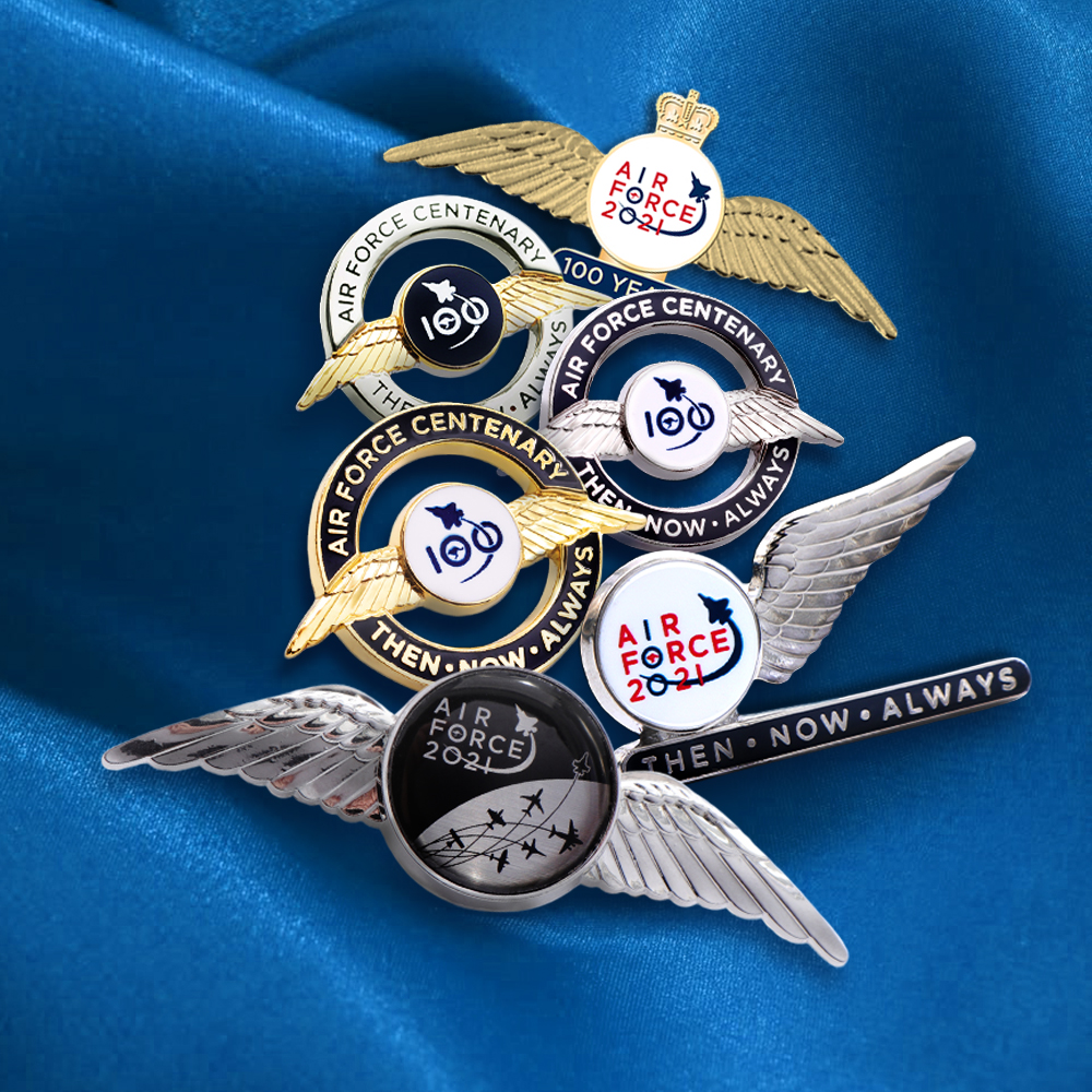 A vast array of Anzac Badges commemorating service