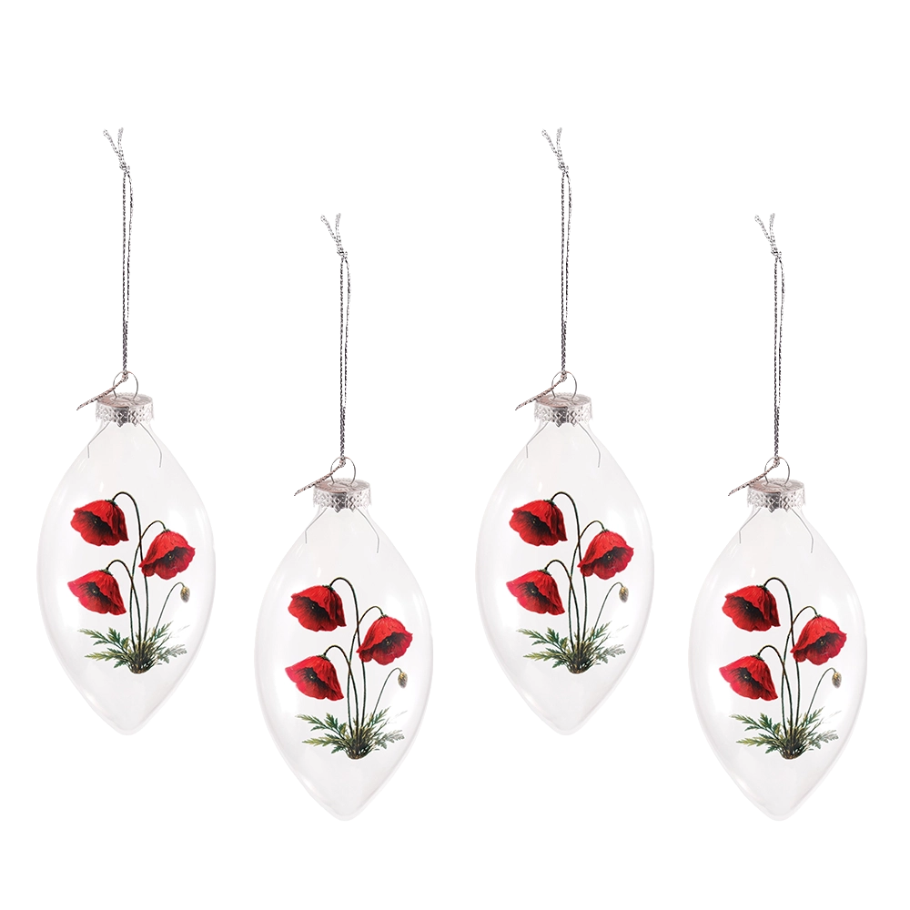 Set of 4 Forever Christmas Baubles