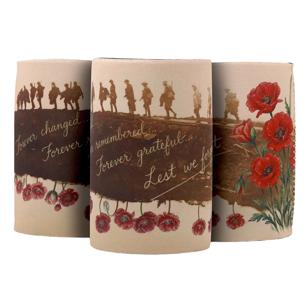 Three sides views of the Forever Remembrance Drink Cooler