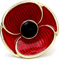Poppy Recollections Brooch